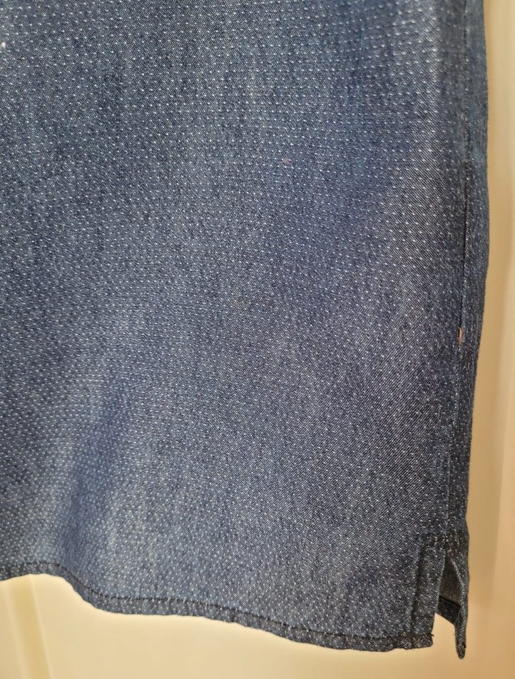 Faik Sönmez Püsküllü Nakışlı Kot Kadın Gömlek - Görsel 4