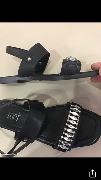 38 Beden İnci teşlı sandalet
