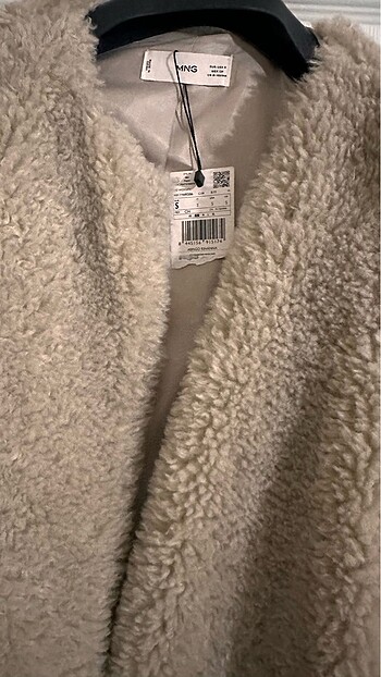 36 Beden Mango Peluş Mont
