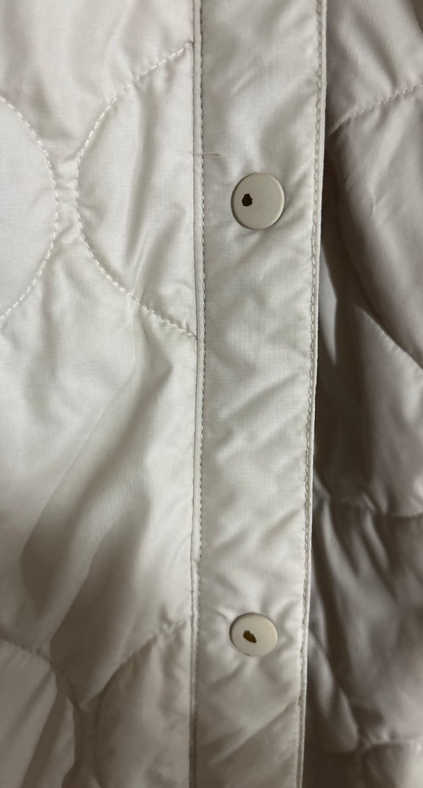 Nike Bej Düğmeli Kadın Midi Ceket - Görsel 4