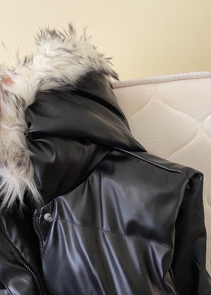 Yelek şapkası kürklü beli isteğe göre sıkılabilir - Görsel 5