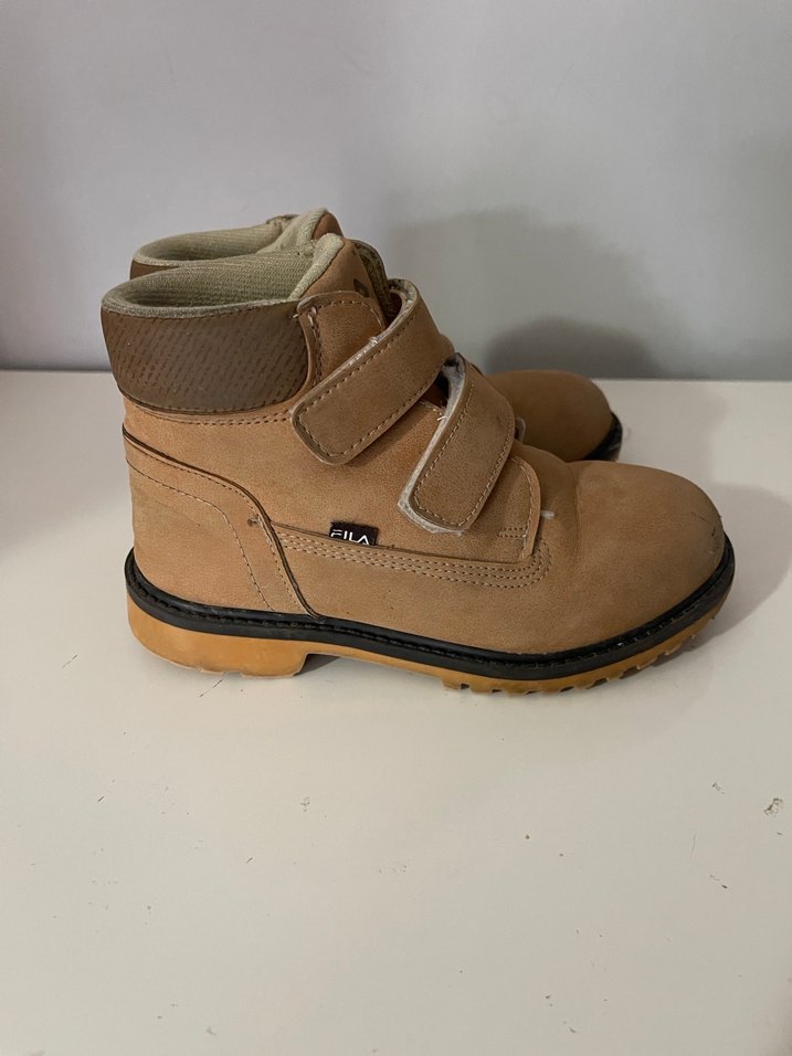 Bej Süet Erkek Çocuk Botu Tokalı Fila - Görsel 3