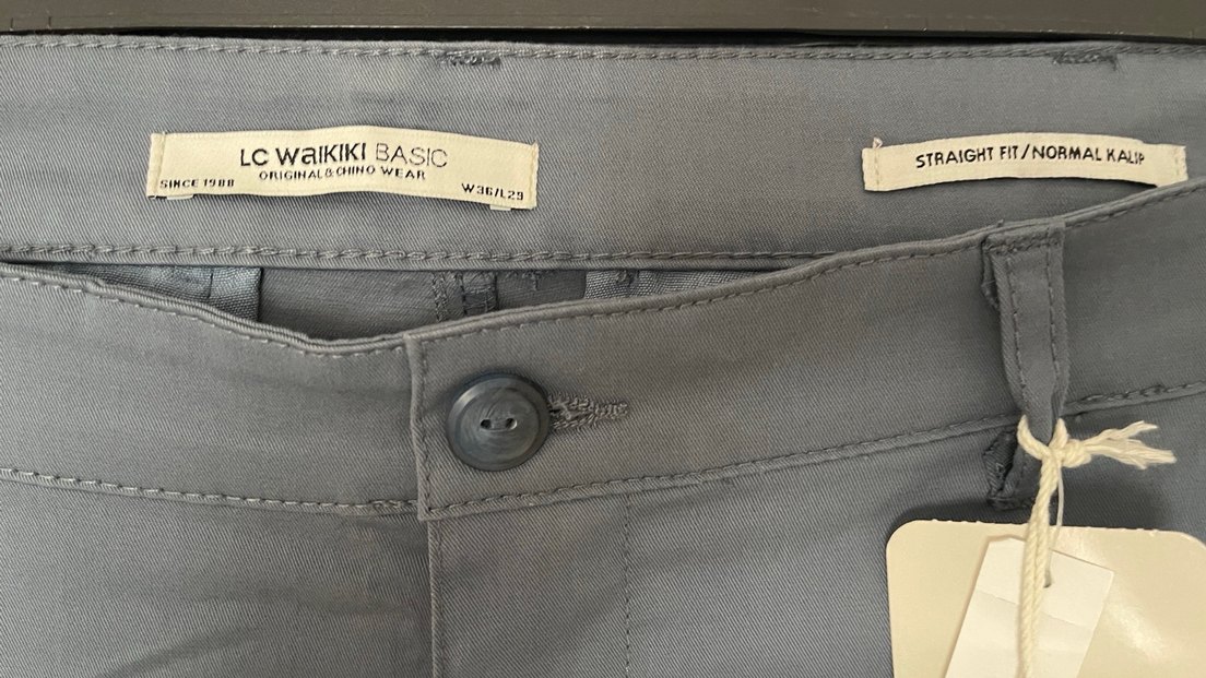 Lacivert Regular Fit Erkek Kot Pantolon 38/29 - Görsel 2