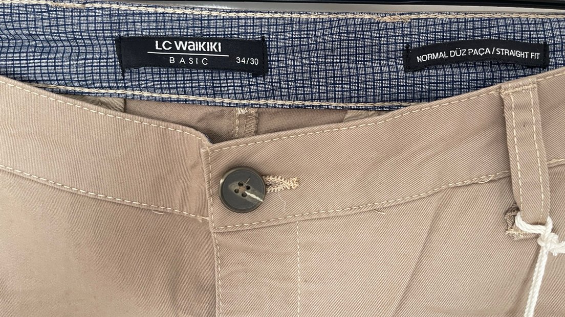 Bej Regular Fit Erkek Pantolon 34/30 - Görsel 2