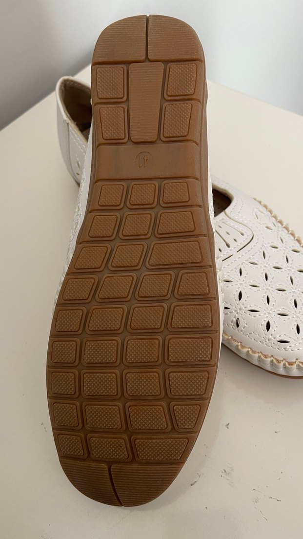 Beyaz Kadın Dolgu Topuklu Düz Ayakkabı 40 - Görsel 3