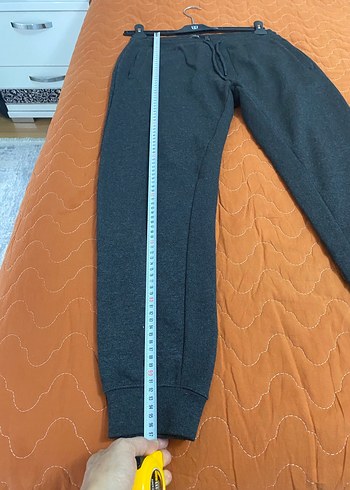 Füme Bağcıklı Salaş Eşofman Altı - Görsel 7