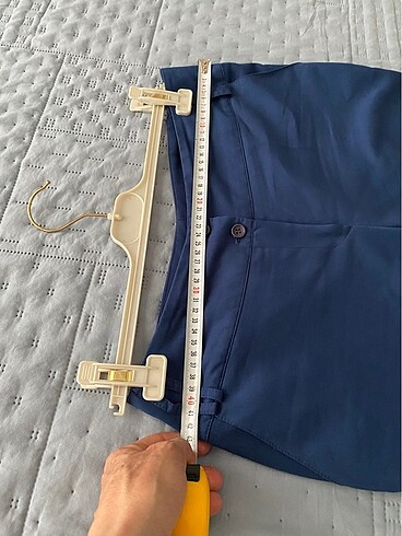 42 Beden lacivert Renk Kadın yazlık kumaş pantolon