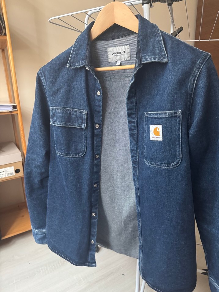 Carhartt Erkek Mavi Denim Ceket - Görsel 2