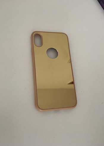 Apple Parlak Gold Telefon Kılıfı