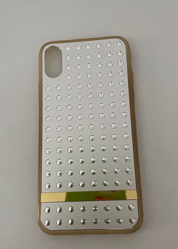 Apple Payetli Bej Telefon Kılıfı