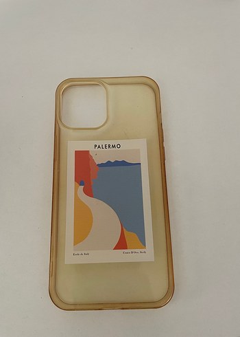 Apple Transparan Bej Bohem Telefon Kılıfı