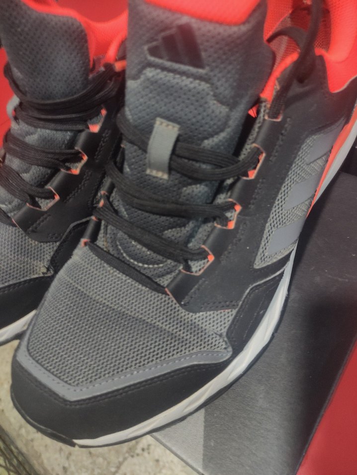 Kadın Kırmızı Spor Ayakkabı - Dolgu Topuklu - Görsel 2