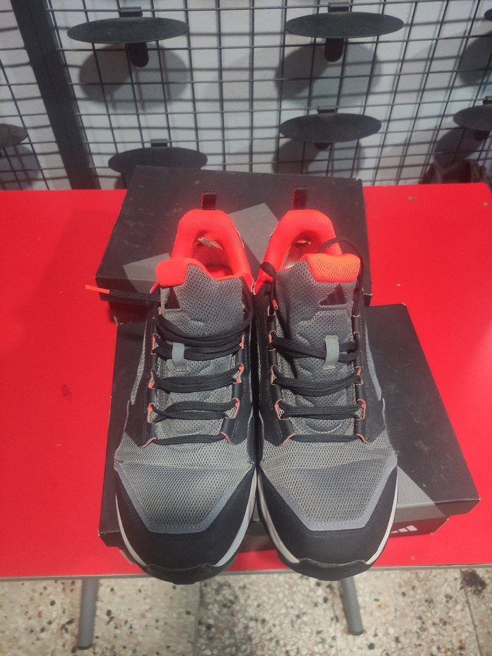 Kadın Kırmızı Spor Ayakkabı - Dolgu Topuklu - Görsel 3