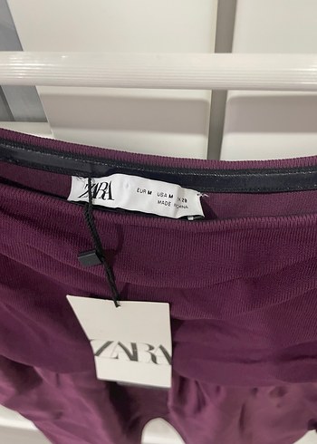 m Beden Uzun Kollu Zara mini elbise
