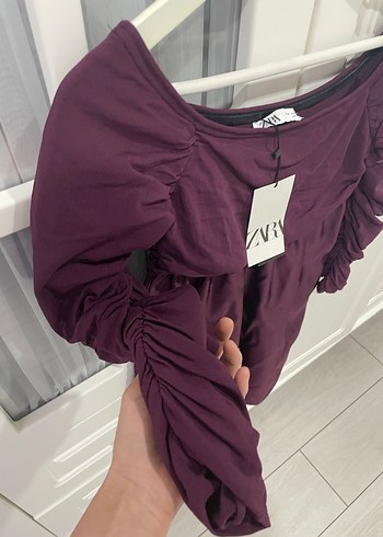 Zara Uzun Kollu Zara mini elbise
