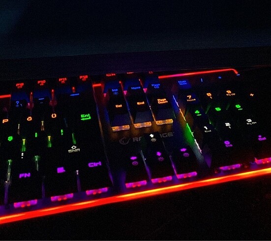 rampage mekanik klavye blue switch