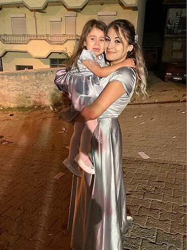 Anne kız Kombin Abiye