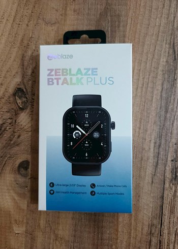 Zeblaze BTALK Plus Siyah Akıllı Saat