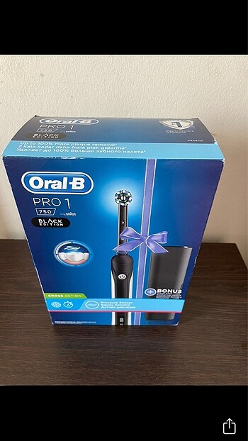 Braun Braun Oral B Pro 750 özel seri şarjlı diş fırçası