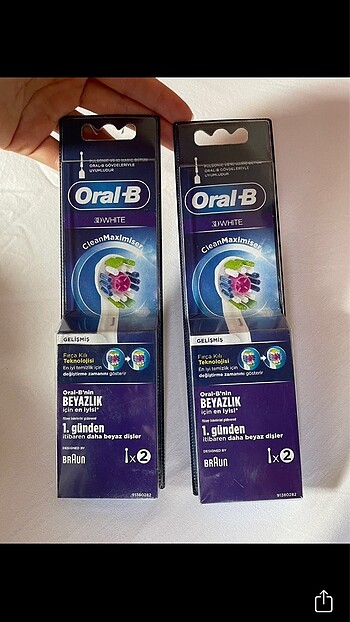 Oral-B Oral B 3D White yedek başlık 2 kutu