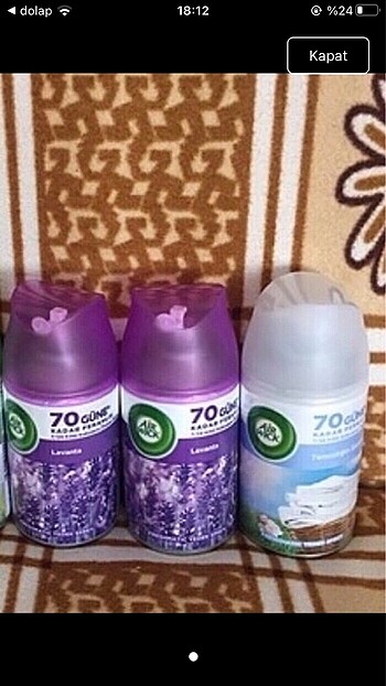 Airwick Freshmatic sprey 6 adet