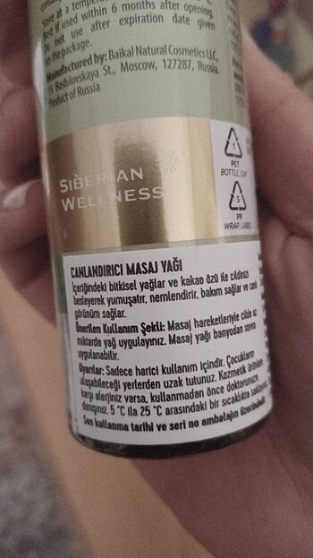 Canlandırıcı masaj yağı  - Görsel 2