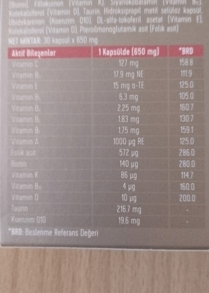Beauty vitals Kadınlara özel vitamin takviyesi  - Görsel 2