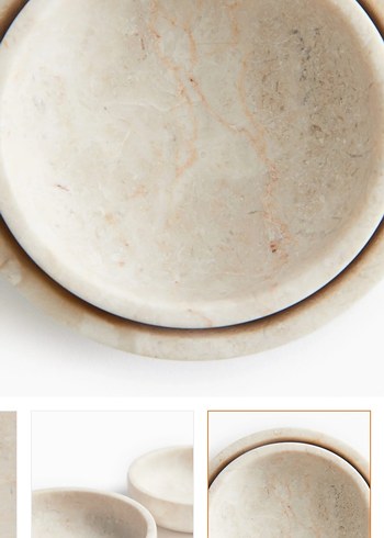 H&M 2'li Mermer Kase Seti - Görsel 3