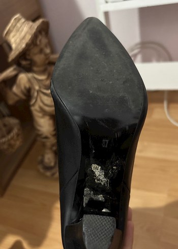 Kadın Siyah Deri Dizüstü Çizmeler - Görsel 3