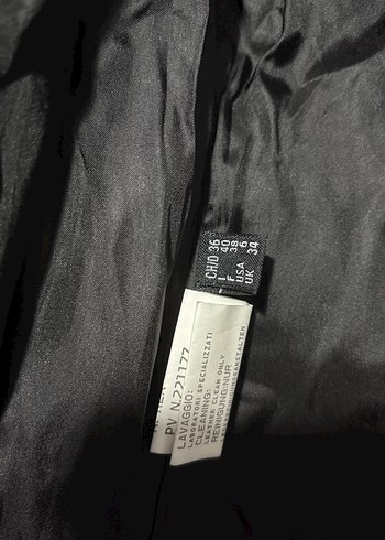 Bally Siyah Deri Biker Ceket - Görsel 3