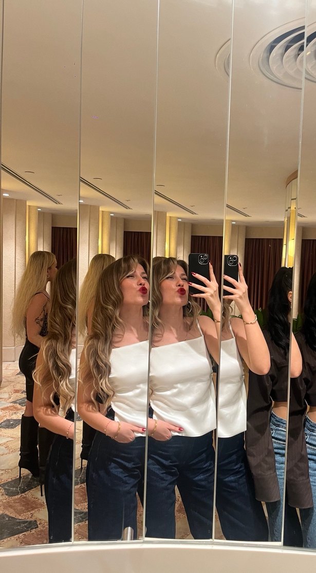 Parlak Beyaz bluz - Görsel 2