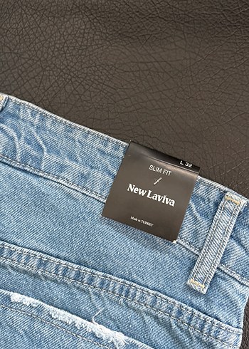 Kadın Mavi Denim Kemerli Regular Fit Jean - Görsel 4