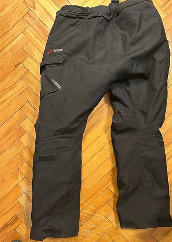 Erkek Siyah Biker Pantolon, Gevşek Kesim, - Görsel 2