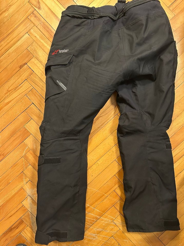 Erkek Siyah Biker Pantolon, Gevşek Kesim, - Görsel 2