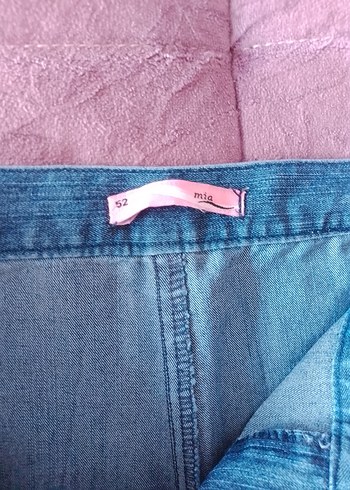 boncuk işlemeli kot pantolon - Görsel 6