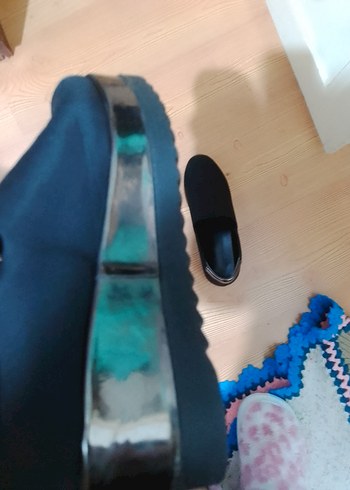 platform dolgu topuk günlük ayakkabı - Görsel 4