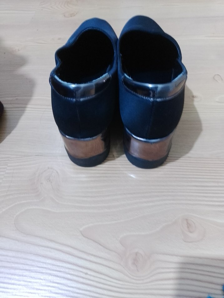 platform dolgu topuk günlük ayakkabı - Görsel 3