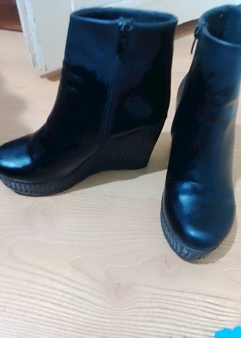 40 numara dolgu topuk platform bot - Görsel 3