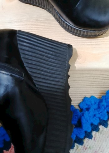 40 numara dolgu topuk platform bot - Görsel 6