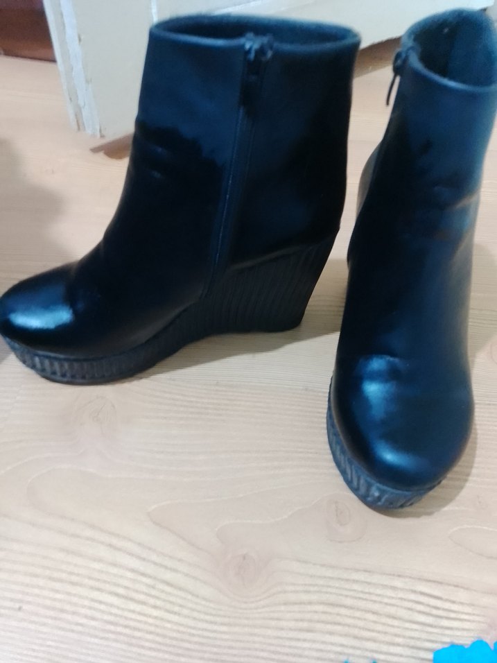 40 numara dolgu topuk platform bot - Görsel 3