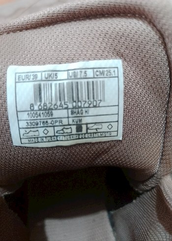 Kinetix kum rengi spor bot - Görsel 6