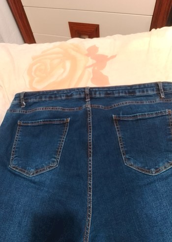 Full likralı lacivert kot pantolon - Görsel 6