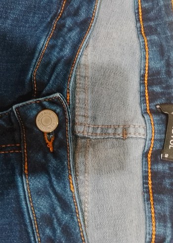 Full likralı lacivert kot pantolon - Görsel 5