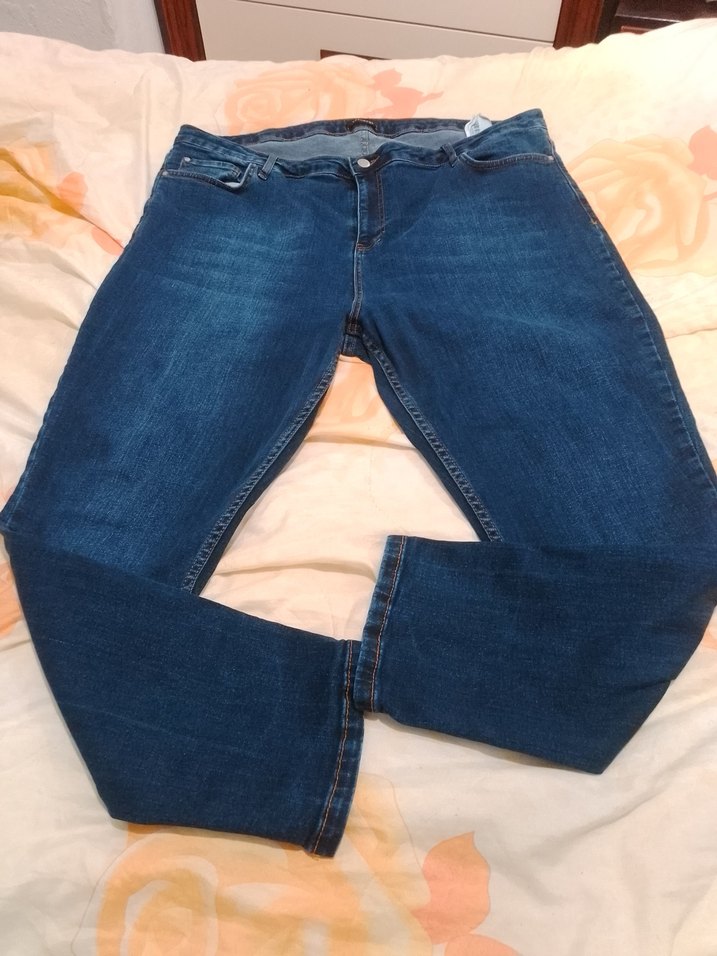 Full likralı lacivert kot pantolon - Görsel 3