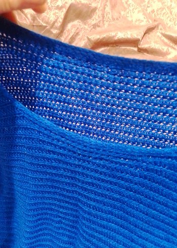 42-44 beden uyumlu saks mavisi kazak - Görsel 6