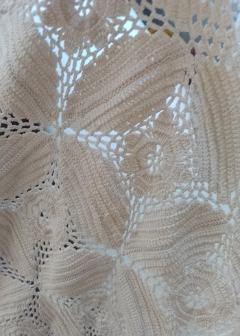 El emeği göz nuru dantel masa örtüsü - Görsel 2