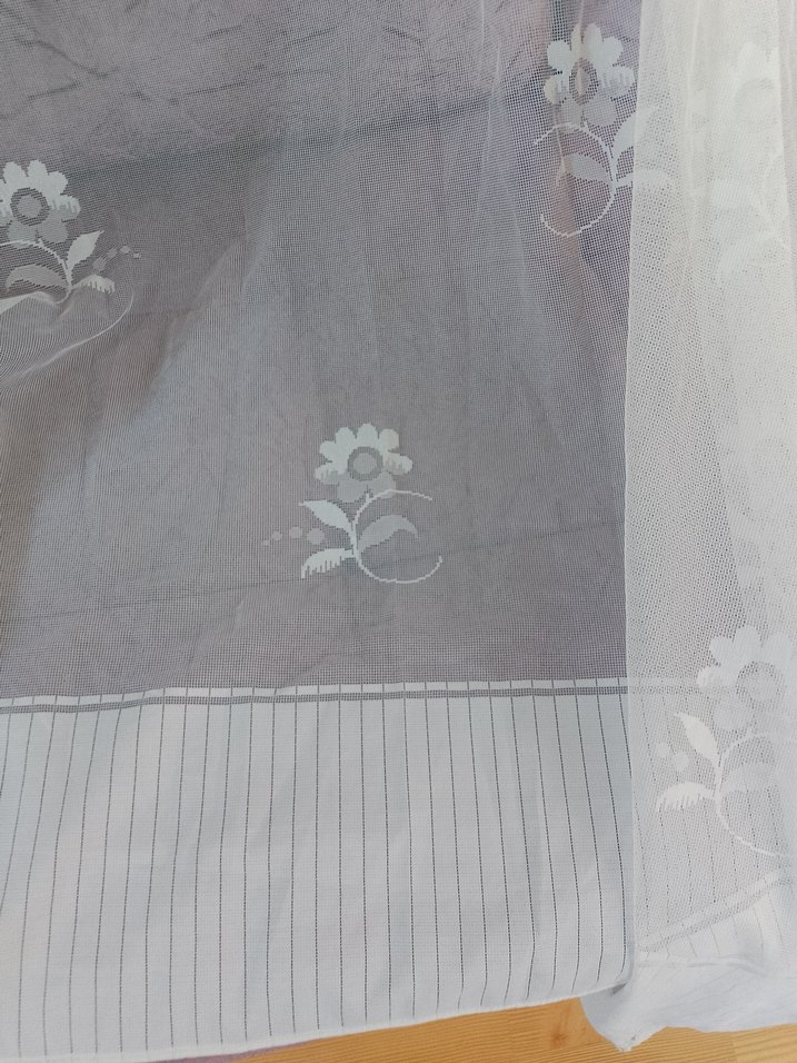 Beyaz Kısa Model Tül Perde - Görsel 3