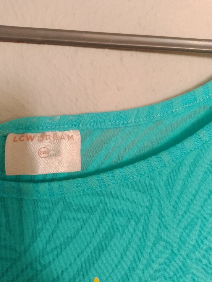 XXL BEDEN ETEKLERİ SAÇAKLI PLAJ TİŞÖRTÜ - Görsel 3