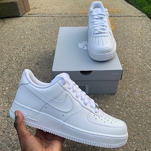 37 Beden NIKE AIR FORCE BEYAZ