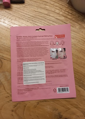 Seoul Face Collagen Maske - Görsel 2